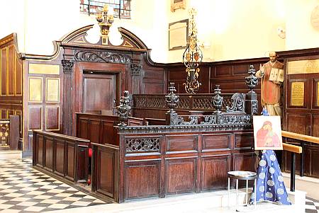 St Edmund King and Martyr - Detail of Woodwork